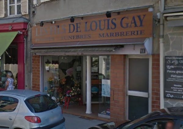 Photographie de la Pompes Funèbres Les Fils de Louis Gay de Bourg-Argental
