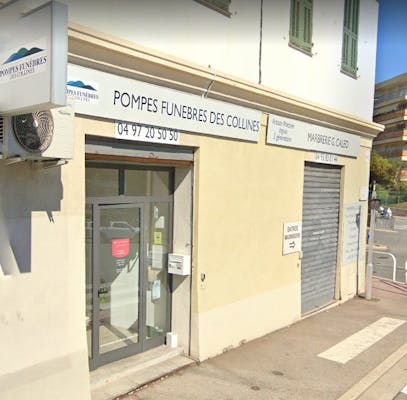 Photographie de la Pompes Funèbres des Collines de Nice