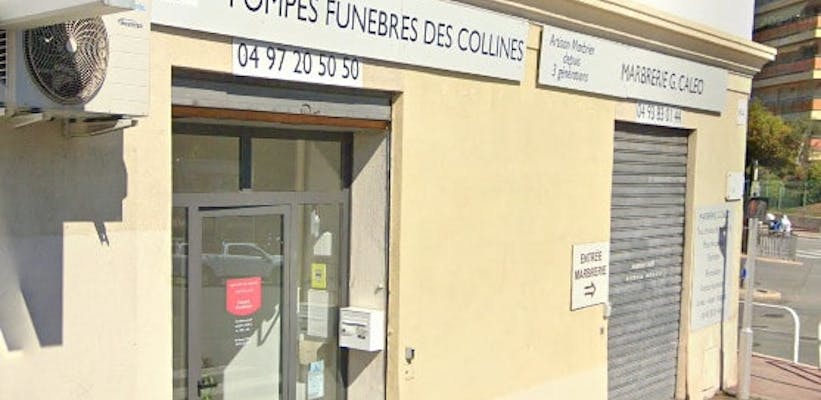 Photographie de la Pompes Funèbres des Collines de Nice
