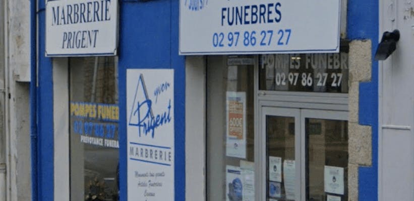 Photographie Pompes Funèbres Marbrerie Prigent de Ploemeur