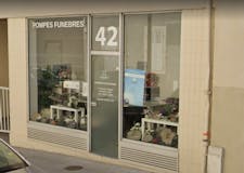 Devanture de Pompes Funèbres d'Auvergne
