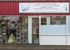 Devanture de Pompes Funèbres Ardentaises