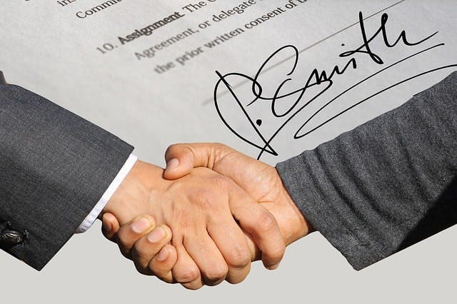 Image signature contrat