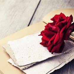 lettre et fleur