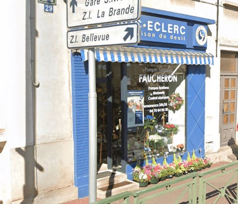 Photographie de la Pompes Funèbres Roc-Eclerc de Commentry