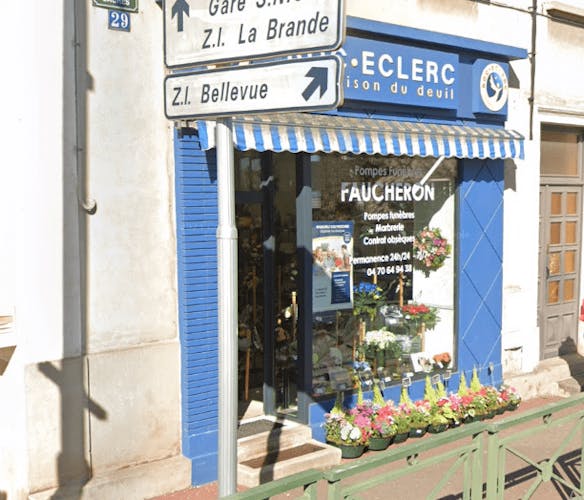 Photographie de la Pompes Funèbres Roc-Eclerc de Commentry