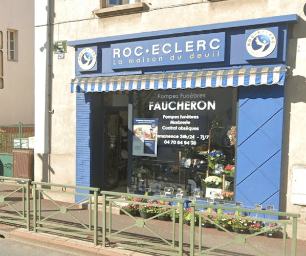 Photographie de la Pompes Funèbres Roc-Eclerc de Commentry