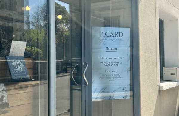 Photographie de la Pompes Funèbres Marbrerie Picard de Toucy