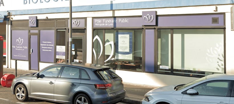 Photographie de la Pôle Funéraire Public de la Métropole de Lyon de Bron