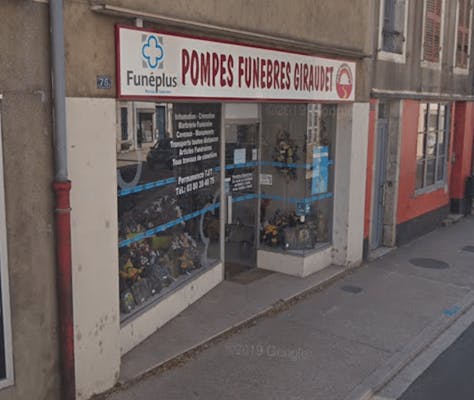 Photographie de la Pompes Funèbres Giraudet de Pontailler-sur-Saône 
