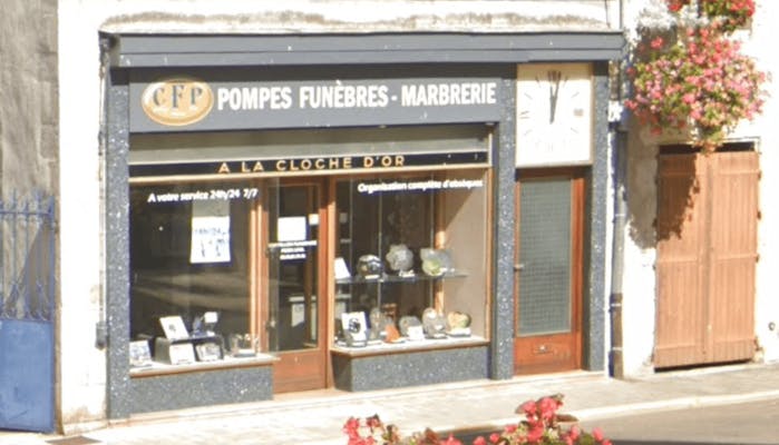 Photographie de la Pompes Funèbres Marbrerie Chatillon Funéraire Pezin de Châtillon-sur-Loire