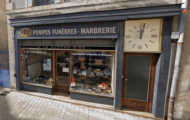 Photographie de la Pompes Funèbres Marbrerie Chatillon Funéraire Pezin de Châtillon-sur-Loire