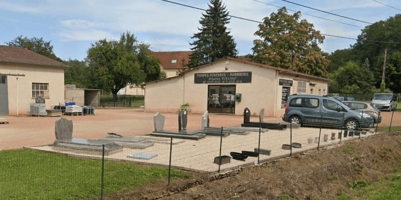Photographie de Pompes Funèbres Marbrerie Brigitte Rolland d'Ouroux-sur-Saône