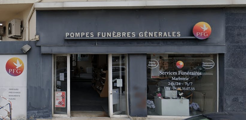 Photographie de la Pompes Funèbres Générales de Marseille