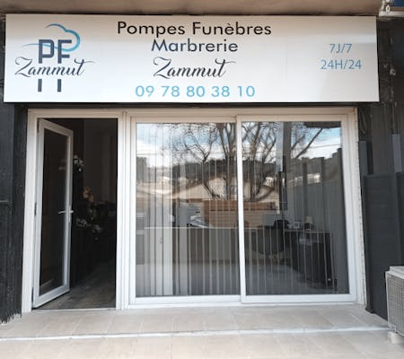 Photographie de la Pompes Funèbres et Marbrerie ZAMMUT sur Les Pennes-Mirabeau