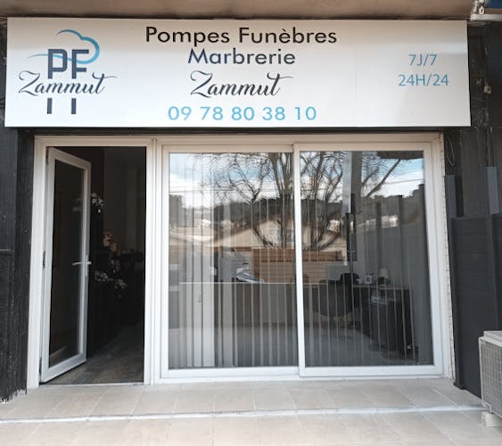 Photographie de la Pompes Funèbres et Marbrerie ZAMMUT sur Les Pennes-Mirabeau