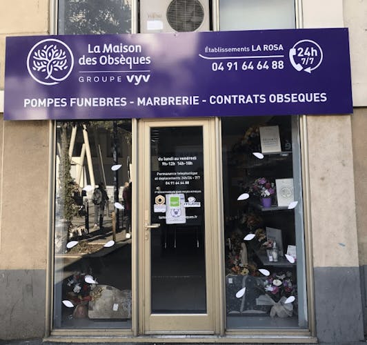 Photographie de la Pompes funèbres La Maison des Obsèques Ets. La Rosa de Marseille