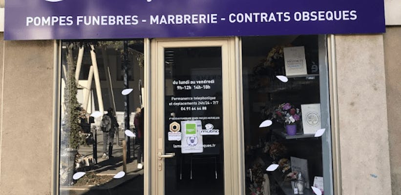 Photographie de la Pompes funèbres La Maison des Obsèques Ets. La Rosa de Marseille