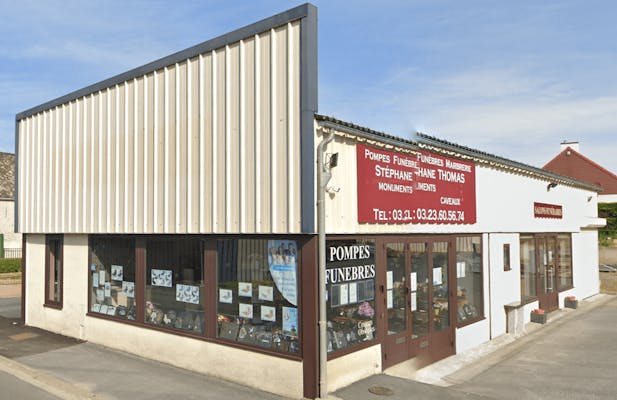 Photographie de la Pompes Funèbres Marbrerie Thomas-Famechon d'Étreux