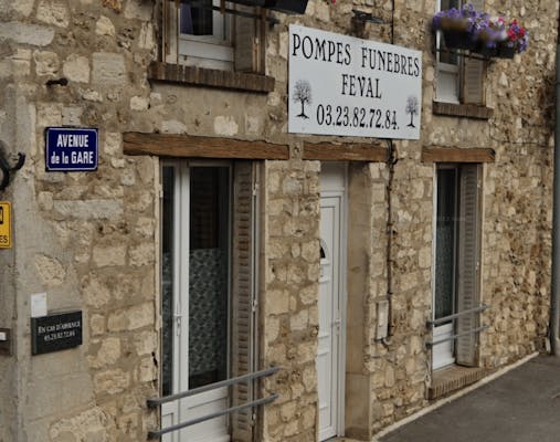Photographie de la Pompes Funèbres FEVAL de Fère-en-Tardenois