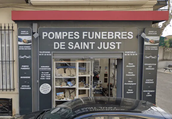 Photographie de la Pompes Funèbres Saint Just de Marseille
