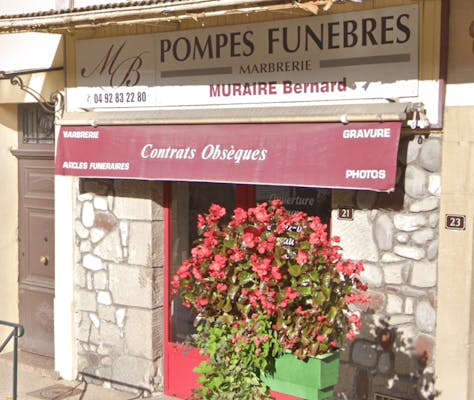 Photographie de la Pompes Funèbres Muraire d'Annot