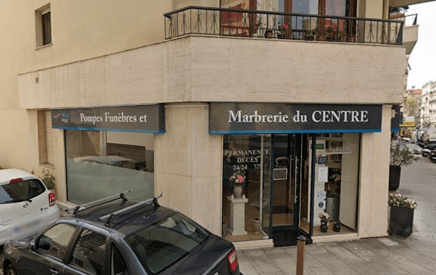 Photographie de la Pompes Funèbres et Marbrerie du Centre de Nice