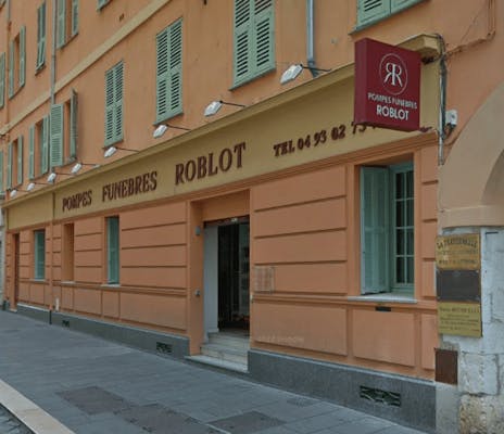 Photographie de la Pompes Funèbres ROBLOT de Nice