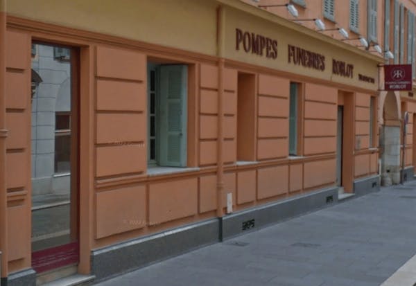 Photographie de la Pompes Funèbres ROBLOT de Nice