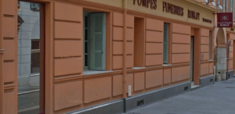 Photographie de la Pompes Funèbres ROBLOT de Nice