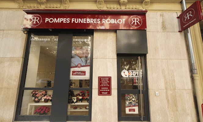 Photographie de la Pompes Funèbres ROBLOT de Nice