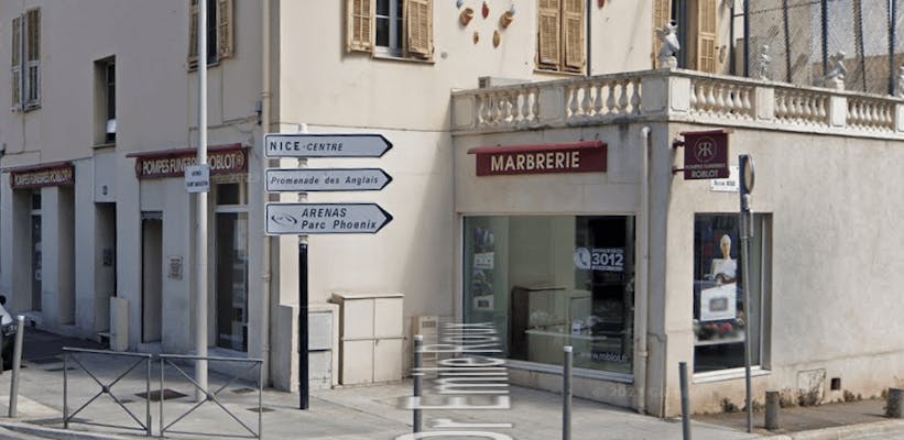 Photographie de la Pompes Funèbres Roblot de Nice