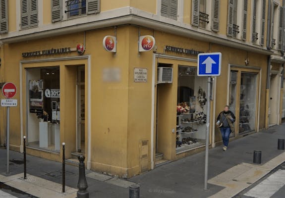 Photographie de la Pompes Funèbres Générales de Nice