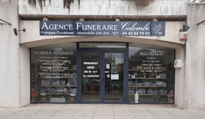 Photographie de l'Agence Funéraire Colombe de Bouc-Bel-Air