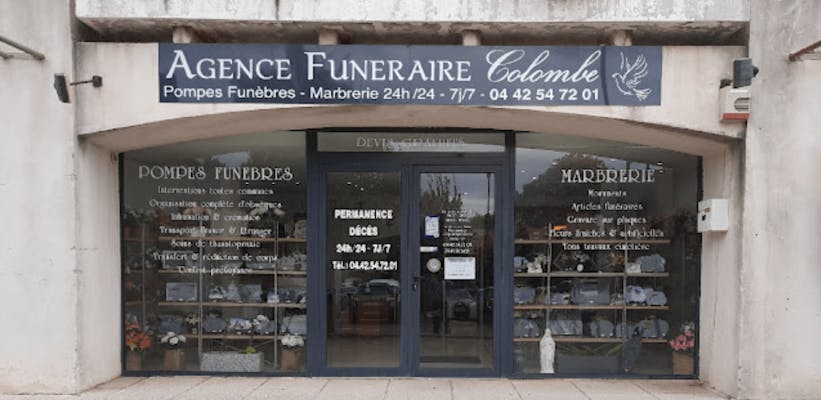 Photographie de l'Agence Funéraire Colombe de Bouc-Bel-Air