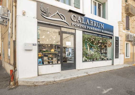 Photographie de la Pompes Funèbres CALABRUN de Piolenc