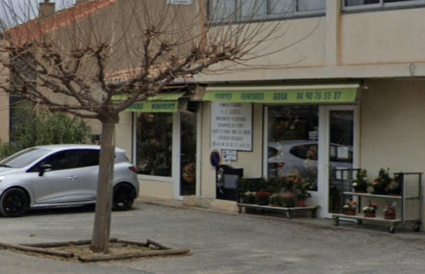 Photographie de la Pompes Funèbres Maison Goua de Robion