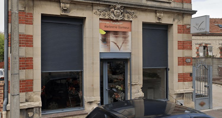 Photographie de la Pompes Funèbres Marbrerie Dormeux de Sainte-Savine