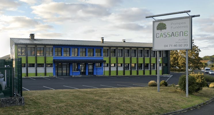 Photographie de la Pompes Funèbres Cassagne d'Aurillac
