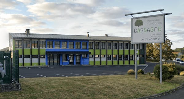 Photographie de la Pompes Funèbres Cassagne d'Aurillac