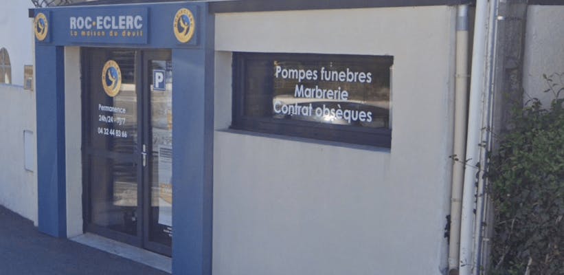 Photographie de la Pompes Funèbres Roc'Eclerc d'Avignon