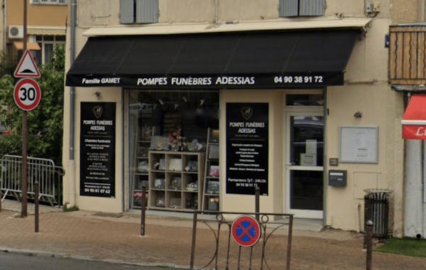 Photographie de la Pompes Funèbres Adessias de L'Isle-sur-la-Sorgue