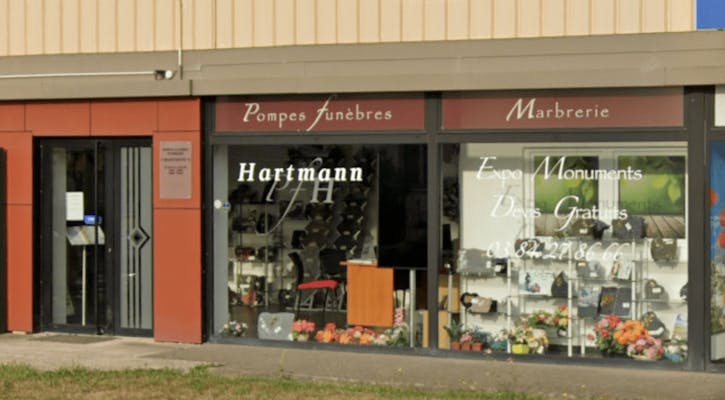 Photographie de la Pompes Funèbres Hartmann de Belfort