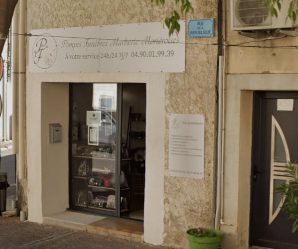 Photographie de la Pompes Funèbres Morières Moriéroises de Morières-lès-Avignon