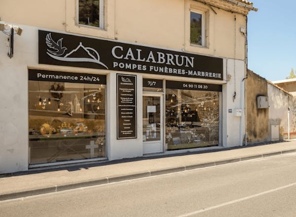 Photographie de la Pompes Funèbres Marbrerie Calabrun d'Orange