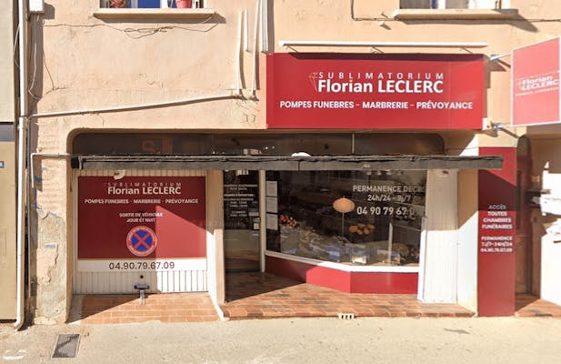 Photographie de la Pompes funèbres Sublimatorium FLorian Leclerc de Pertuis