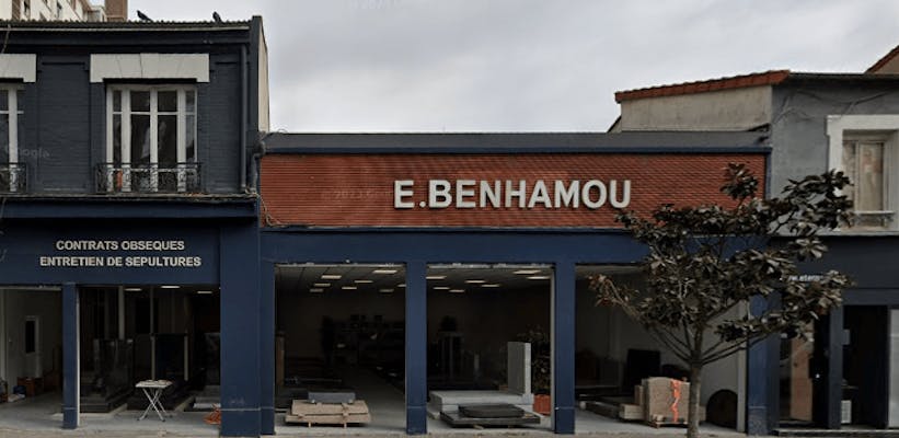 Photographie de Pompes Funèbres Marbrerie Benhamou de Pantin