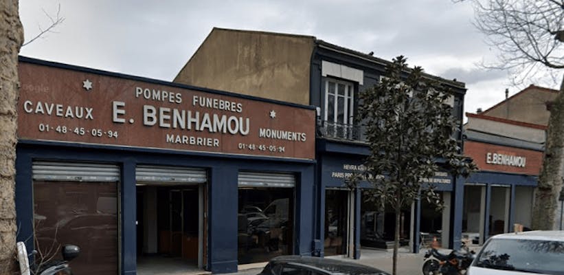 Photographie de Pompes Funèbres Marbrerie Benhamou de Pantin