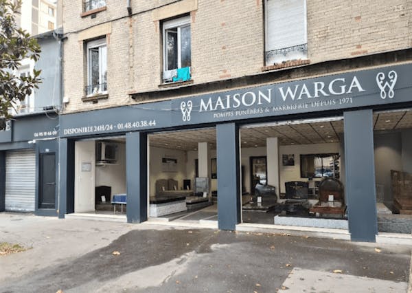 Photographie de Pompes Funèbres Marbrerie Maison Warga de Pantin