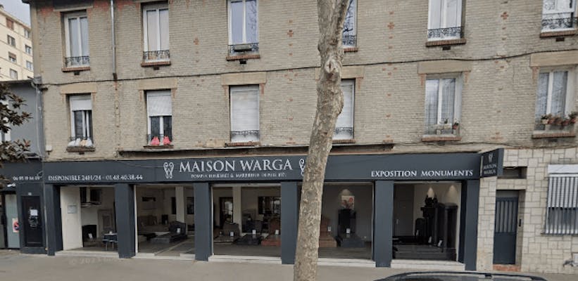Photographie de Pompes Funèbres Marbrerie Maison Warga de Pantin